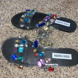 Steve Madden jewel sandals